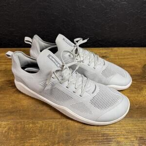 Airhas Mens Barefoot Training Shoes Light Gray‎ Knit Wide Toe Box Size 11 US